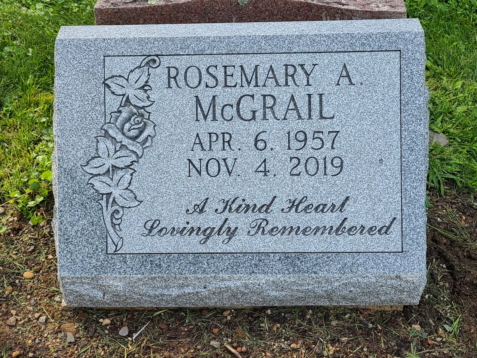 Granite Grave Monument hand-carved by Grave Monument Guide in NJ — image 5